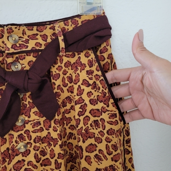 Free People Bennie Wide Leg Belted Pants 0 NWT - Picture 8 of 12